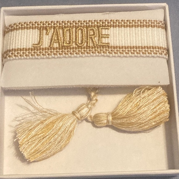 J’Adore Jewelry - J'adore Gold and Cream Bracelet